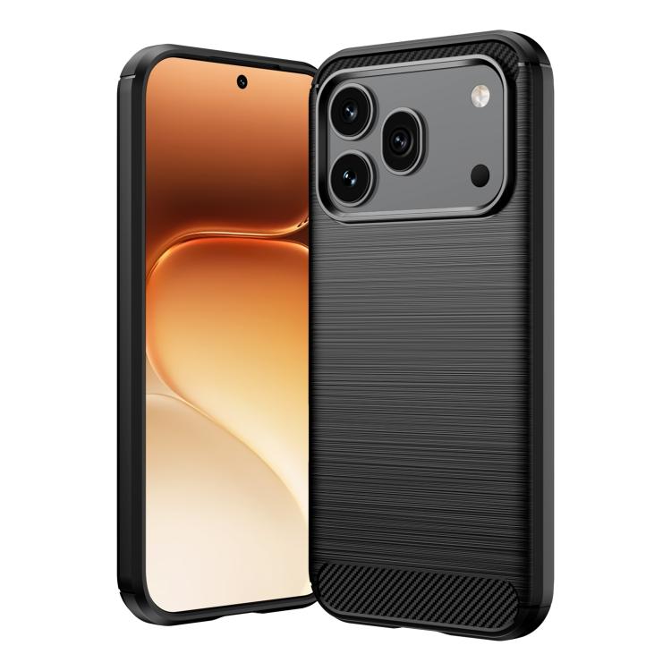 For Honor 600 Pro Global WANLONFENG Brushed Texture Shockproof TPU Phone Case with Screen Film