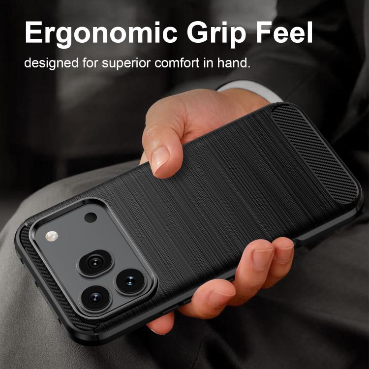For Honor 600 Global WANLONFENG Brushed Texture Shockproof TPU Phone Case with Screen Film