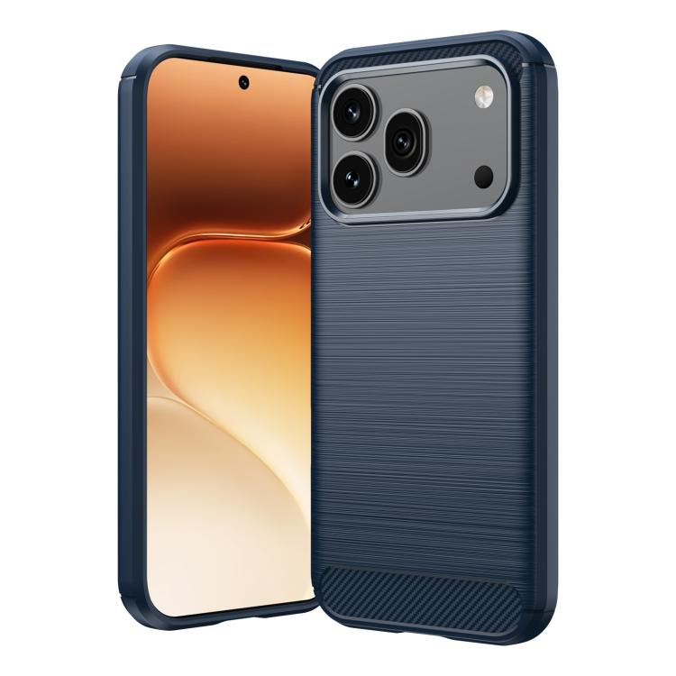 For Honor 600 Global WANLONFENG Brushed Texture Shockproof TPU Phone Case with Screen Film