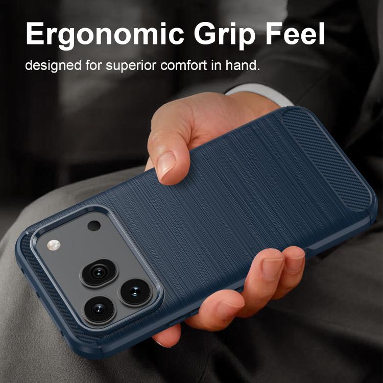 For Honor 600 Global WANLONFENG Brushed Texture Shockproof TPU Phone Case with Screen Film