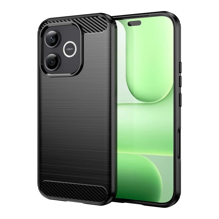 For Honor 600 Lite 5G Global WANLONFENG Brushed Texture Shockproof TPU Phone Case with Screen Film