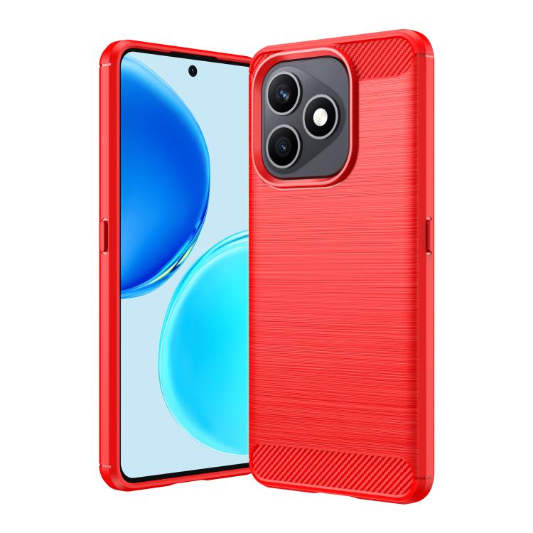 For Honor X8d 4G WANLONFENG Brushed Texture Shockproof TPU Phone Case with Screen Film