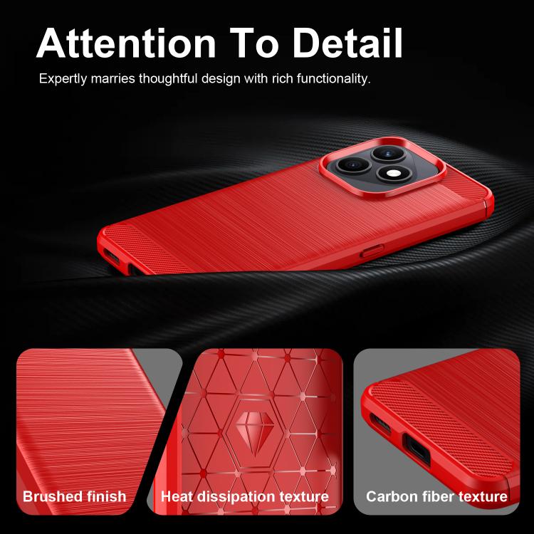 For Honor X8d 4G WANLONFENG Brushed Texture Shockproof TPU Phone Case with Screen Film