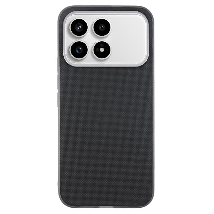 For Redmi K90 Matte Grid Texture Vegan Leather Phone Case