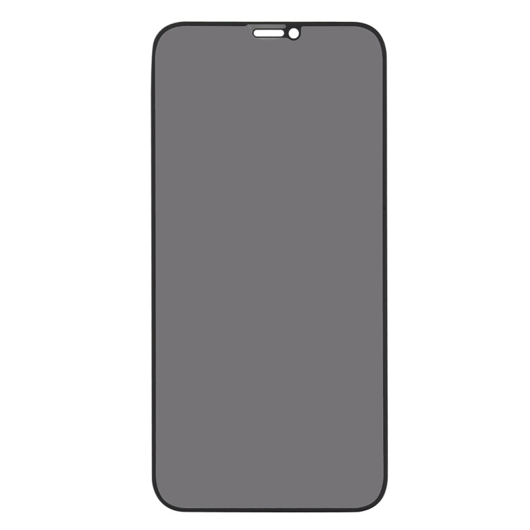 For iPhone 12 / 12 Pro Anti-peeping Plasma Oil Coated High Aluminum Wear-resistant Tempered Glass Film