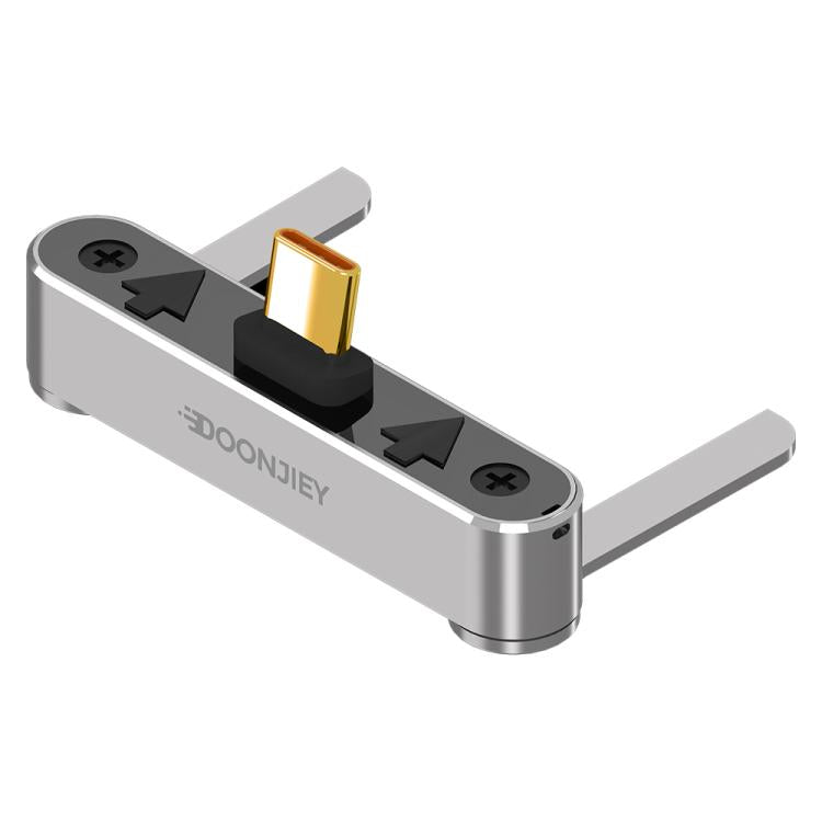 DOONJIEY 8K 40Gbps USB4 Type-C Full Function Holder Adapter - Grey