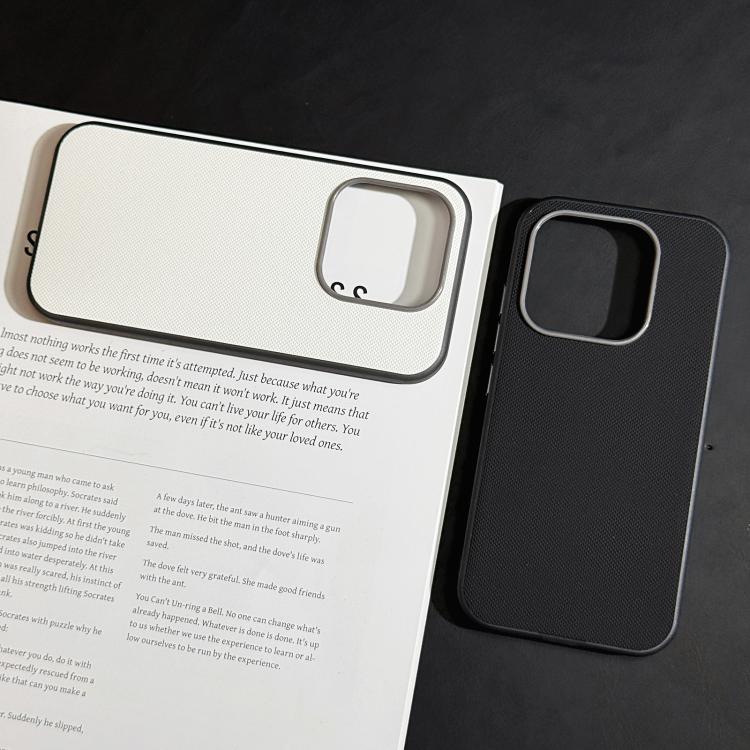 For Xiaomi 17 Matte Grid Texture Vegan Leather Phone Case