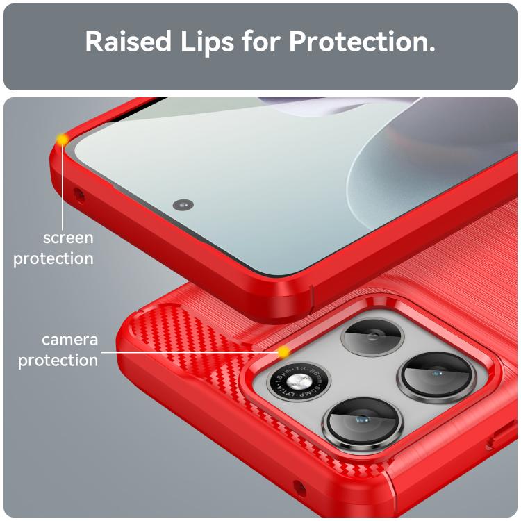 For Motorola Moto G56 5G WANLONFENG Brushed Texture Shockproof TPU Phone Case with Screen Film