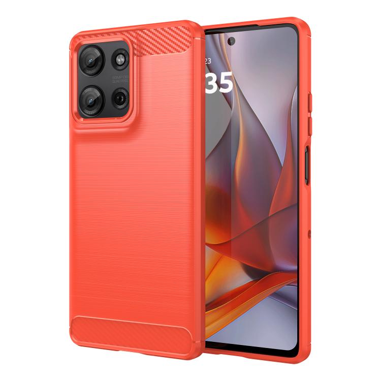 For Motorola Moto G75 5G WANLONFENG Brushed Texture Shockproof TPU Phone Case with Screen Film