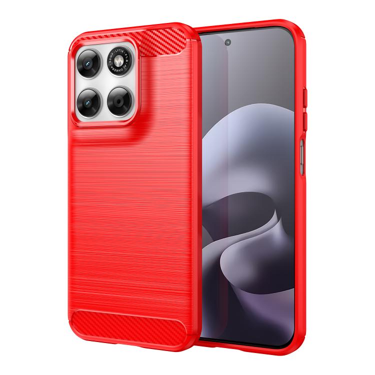 For Motorola Moto G77 5G / G67 5G WANLONFENG Brushed Texture Shockproof TPU Phone Case with Screen Film