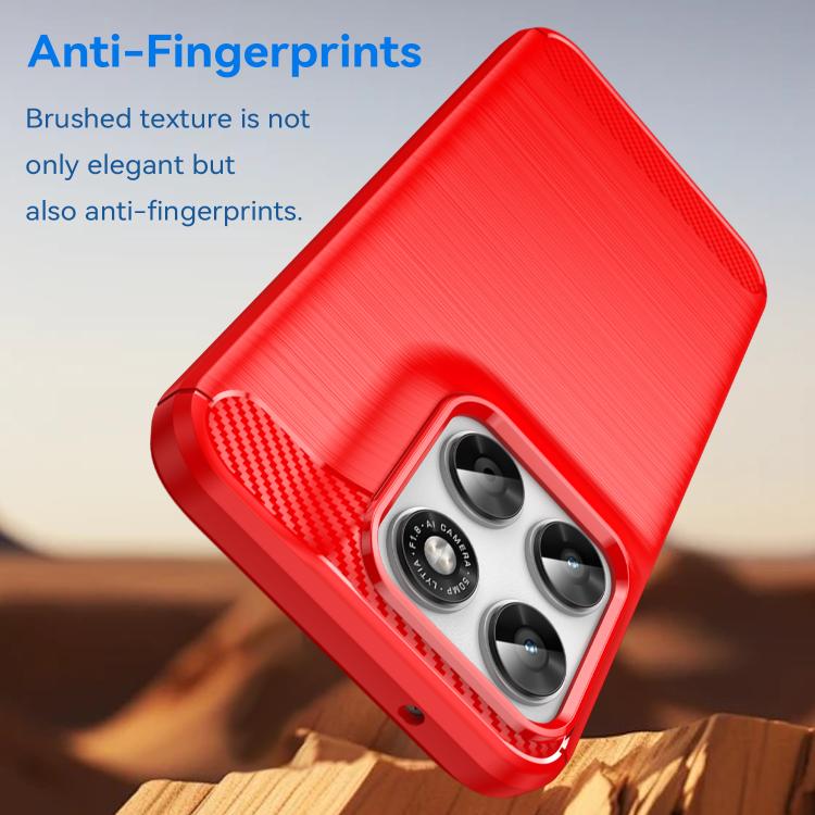 For Motorola Moto G77 5G / G67 5G WANLONFENG Brushed Texture Shockproof TPU Phone Case with Screen Film