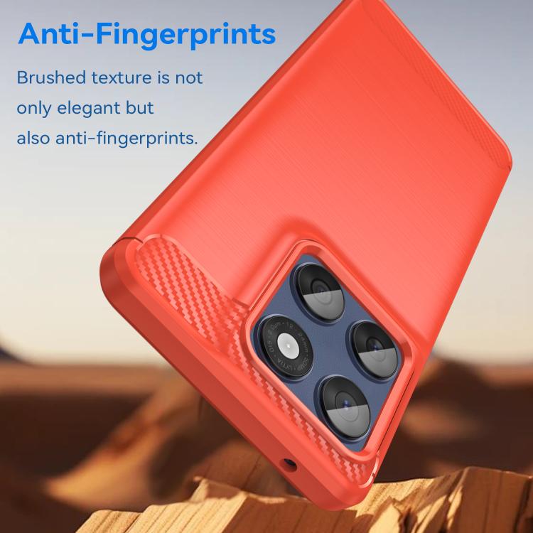 For Motorola Edge 60 Pro 5G WANLONFENG Brushed Texture Shockproof TPU Phone Case with Screen Film