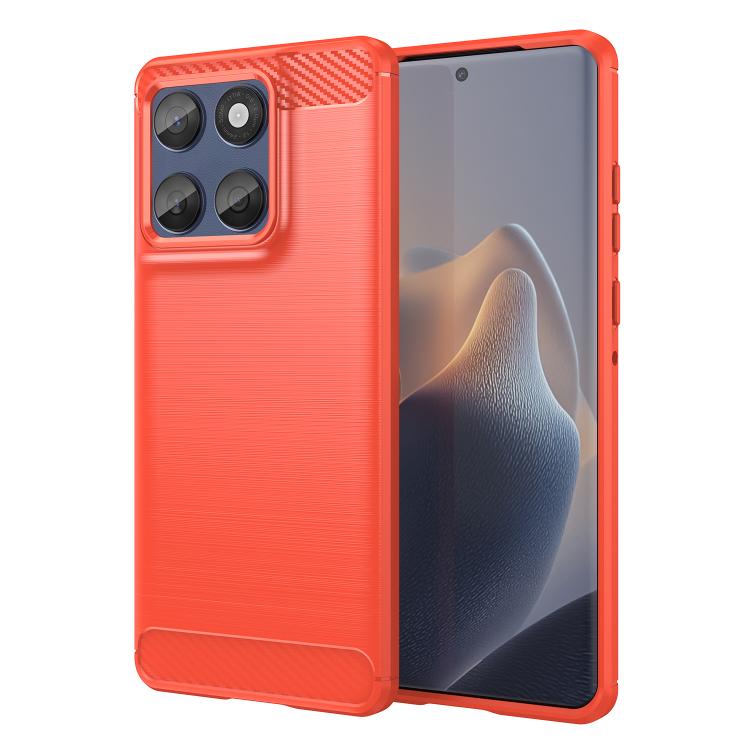 For Motorola Edge 70 Fusion+ 5G WANLONFENG Brushed Texture Shockproof TPU Phone Case with Screen Film
