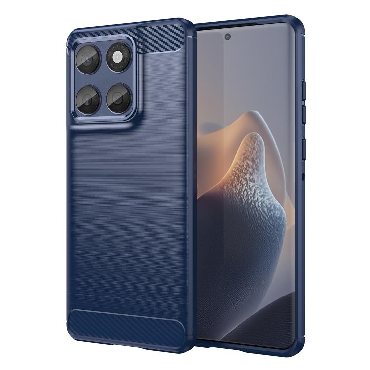 For Motorola Moto X70 Air Pro 5G WANLONFENG Brushed Texture Shockproof TPU Phone Case with Screen Film
