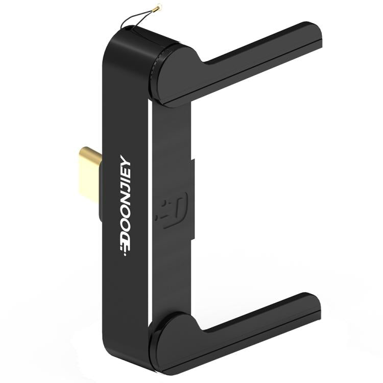 DOONJIEY 16K 80Gbps USB5 Type-C Full Function Holder Adapter - Black
