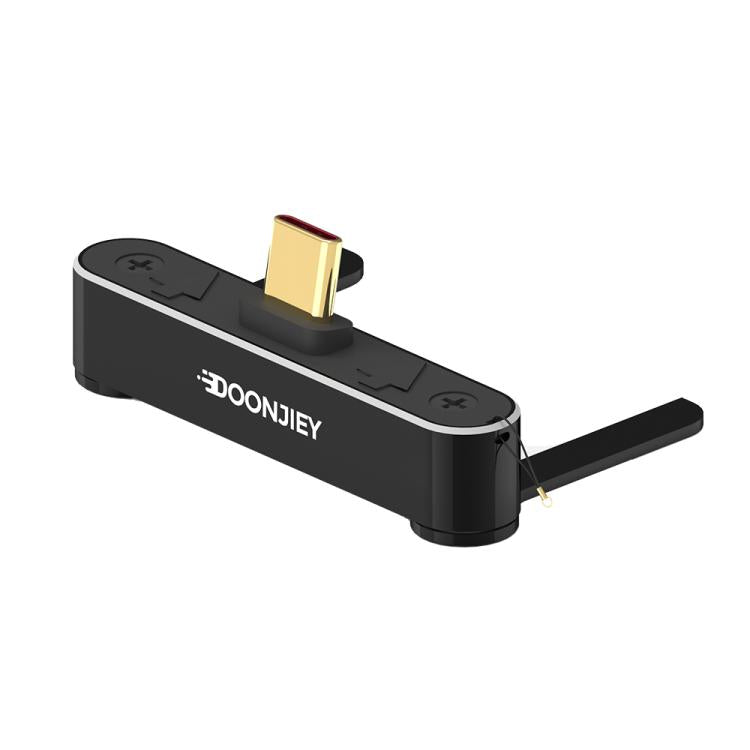 DOONJIEY 16K 120Gbps USB5 Type-C Full Function Holder Adapter - Black