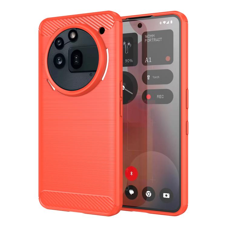 For Nothing Phone 3a Pro WANLONFENG Brushed Texture Shockproof TPU Phone Case with Screen Film