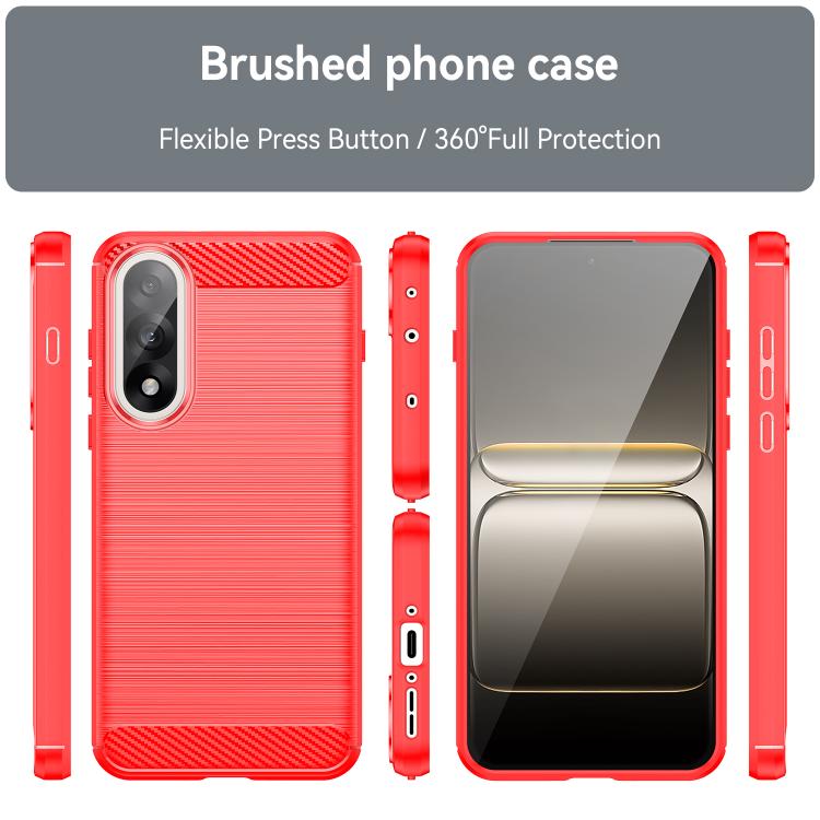 For OnePlus Ace 5 Ultra / Nord 5 5G WANLONFENG Brushed Texture Shockproof TPU Phone Case with Screen Film