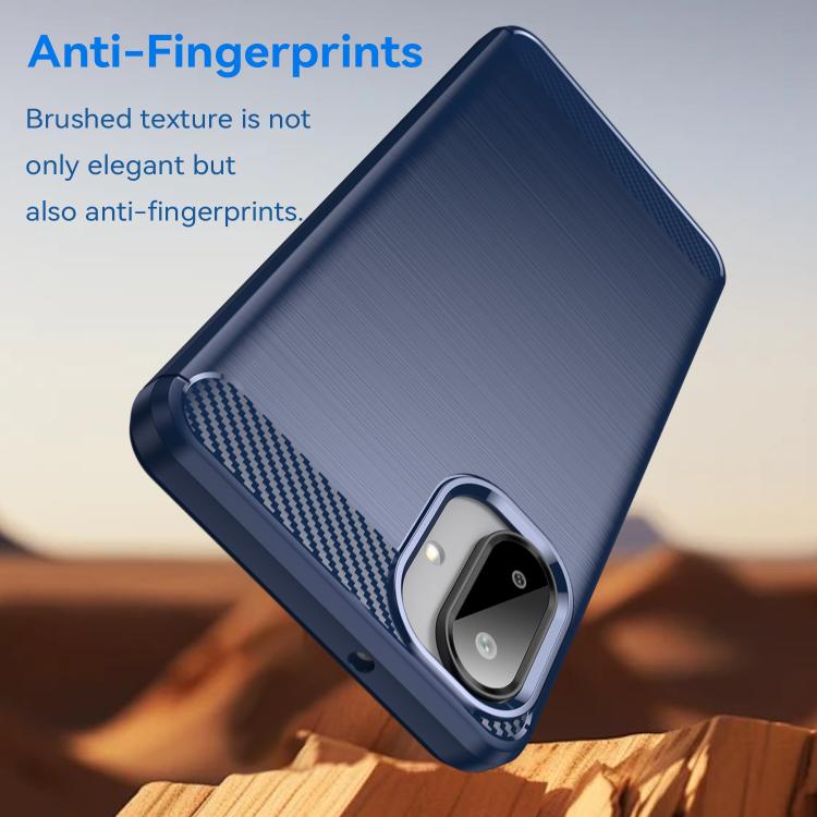 For Galaxy A07 4G WANLONFENG Brushed Texture Shockproof TPU Phone Case with Screen Film