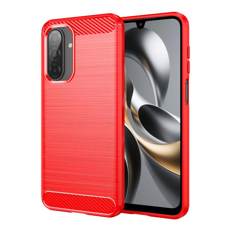 For Galaxy A26 5G WANLONFENG Brushed Texture Shockproof TPU Phone Case with Screen Film