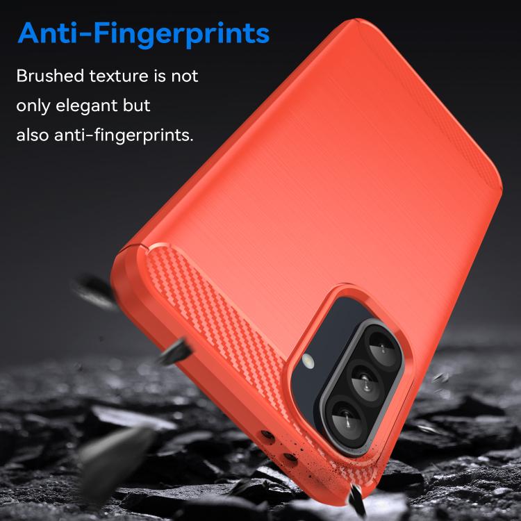 For Galaxy A35 5G WANLONFENG Brushed Texture Shockproof TPU Phone Case with Screen Film