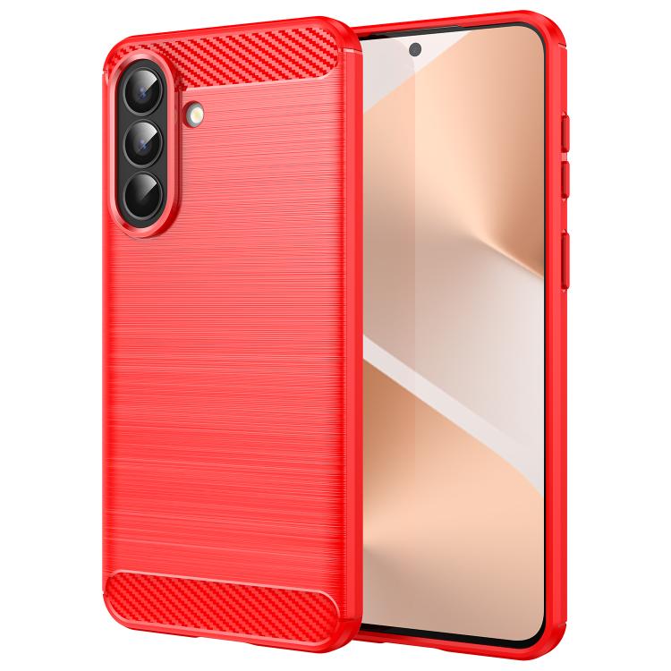 For Galaxy A57 5G WANLONFENG Brushed Texture Shockproof TPU Phone Case with Screen Film