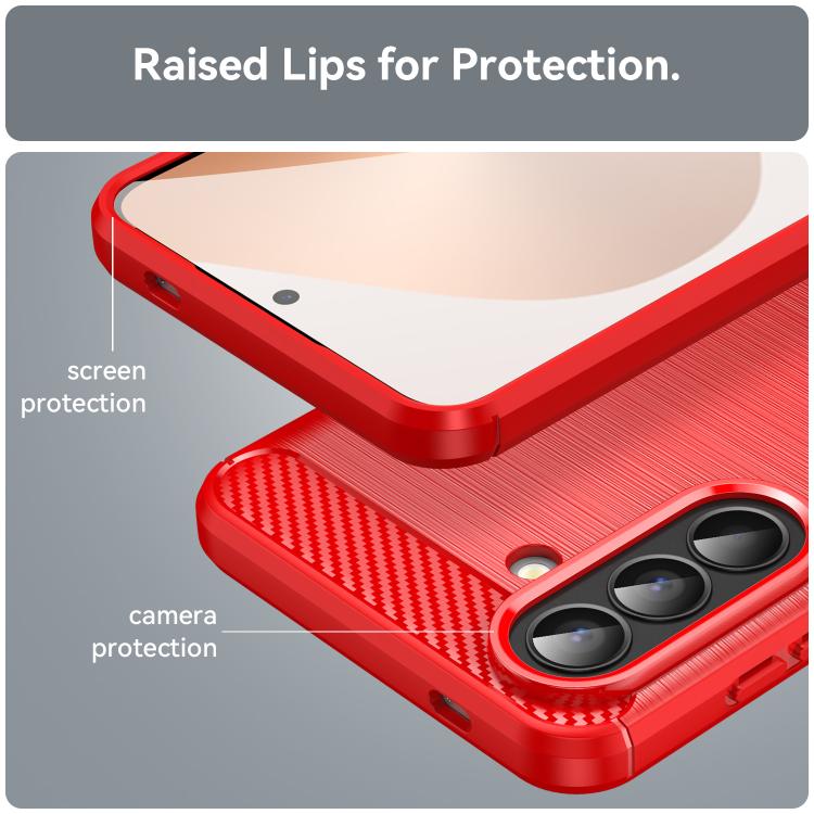 For Galaxy A57 5G WANLONFENG Brushed Texture Shockproof TPU Phone Case with Screen Film