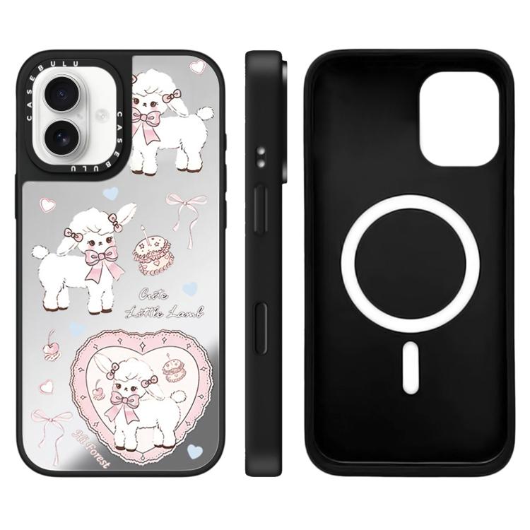For iPhone 17 Hi Forest Series Camera Control Button Mirror Magnetic Phone Case
