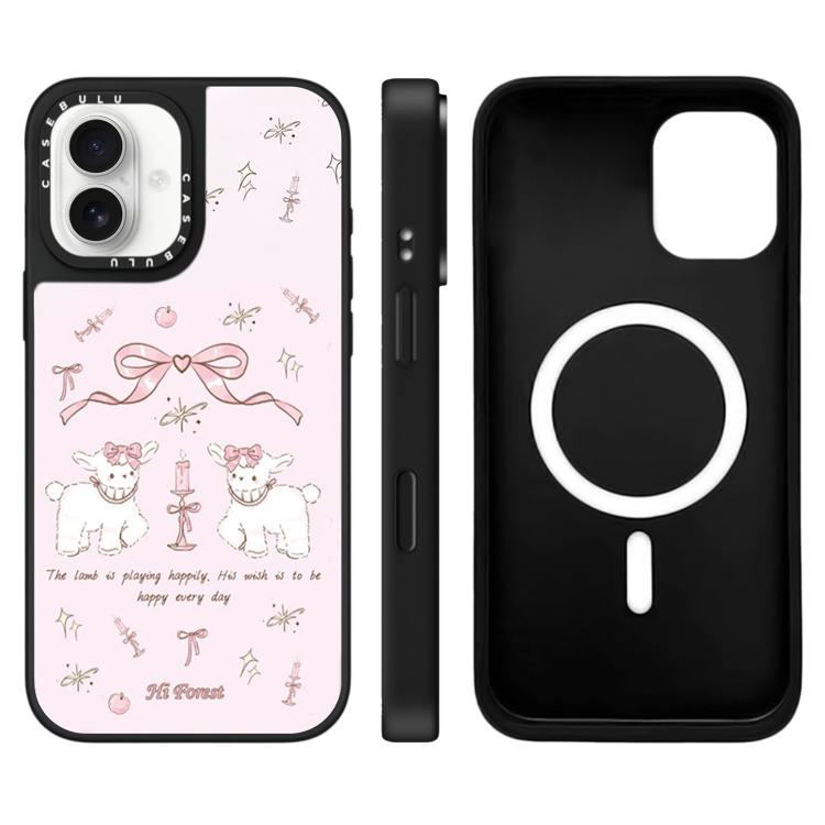 For iPhone 17 Hi Forest Series Camera Control Button Mirror Magnetic Phone Case