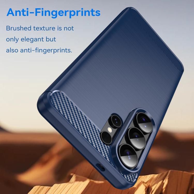 For Galaxy S26 Ultra 5G WANLONFENG Brushed Texture Shockproof TPU Phone Case with Screen Film