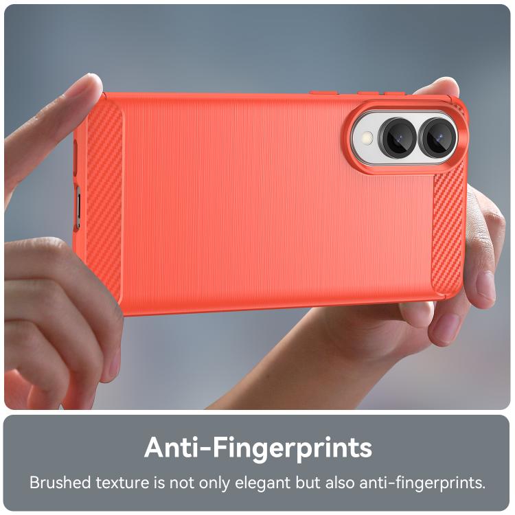 For Galaxy S25 Edge 5G WANLONFENG Brushed Texture Shockproof TPU Phone Case with Screen Film