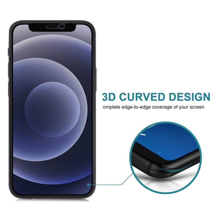 For iPhone 12 mini 25pcs Anti-peeping Plasma Oil Coated High Aluminum Wear-resistant Tempered Glass Film