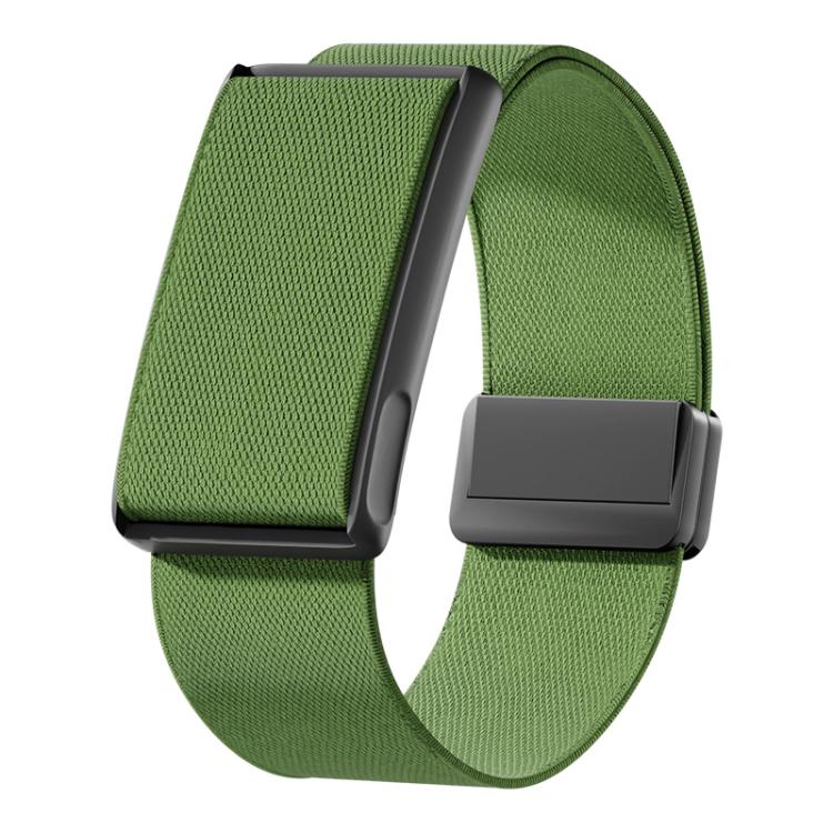 For Amazfit Helio Strap Magnetic Clasp Stretch Nylon Woven Watch Band with Metal Frame