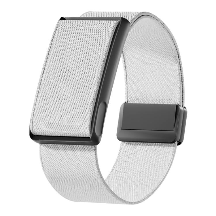 For Amazfit Helio Strap Magnetic Clasp Stretch Nylon Woven Watch Band with Metal Frame