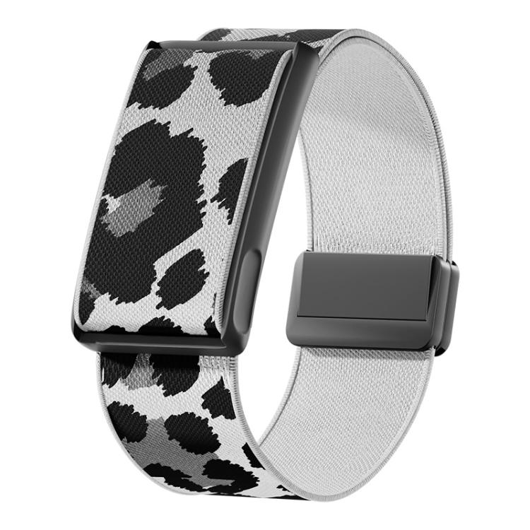 For Amazfit Helio Strap Magnetic Clasp Stretch Nylon Woven Watch Band with Metal Frame