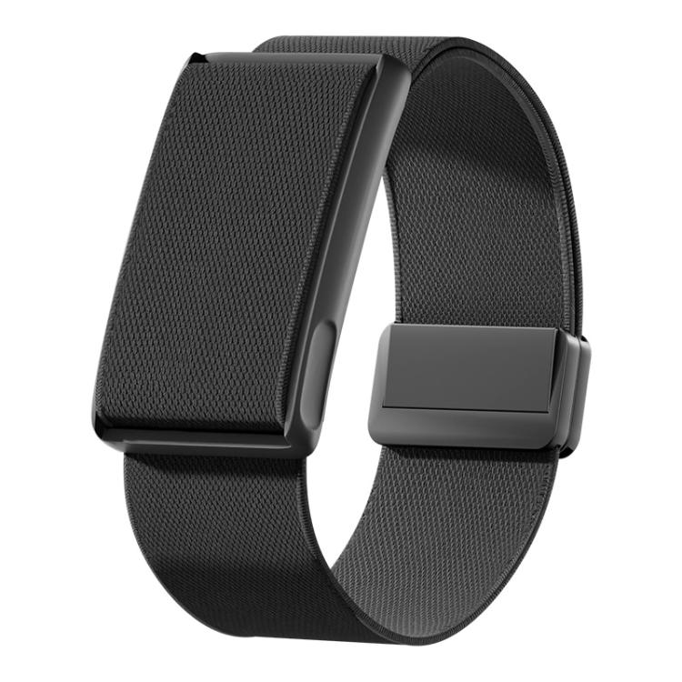 For Amazfit Helio Strap Magnetic Clasp Stretch Nylon Woven Watch Band with Metal Frame