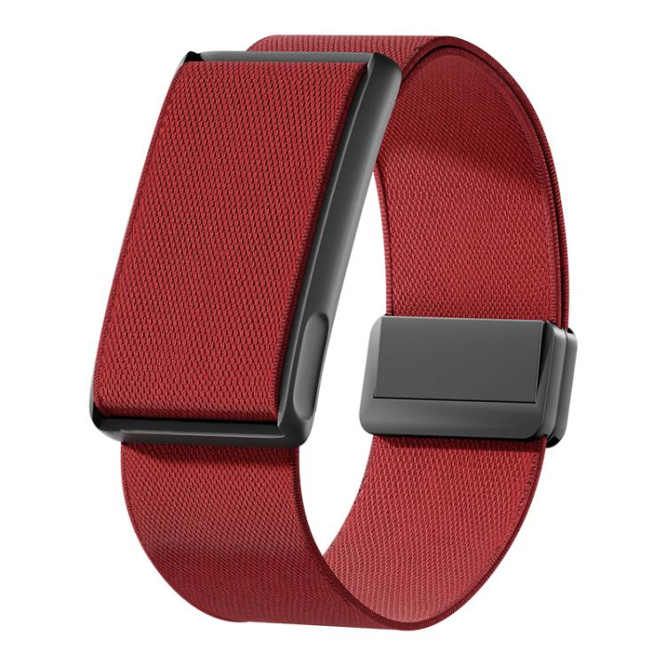For Amazfit Helio Strap Magnetic Clasp Stretch Nylon Woven Watch Band with Metal Frame