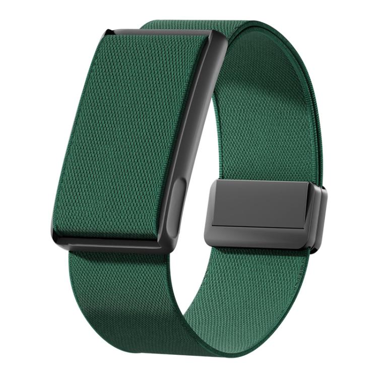 For Amazfit Helio Strap Magnetic Clasp Stretch Nylon Woven Watch Band with Metal Frame