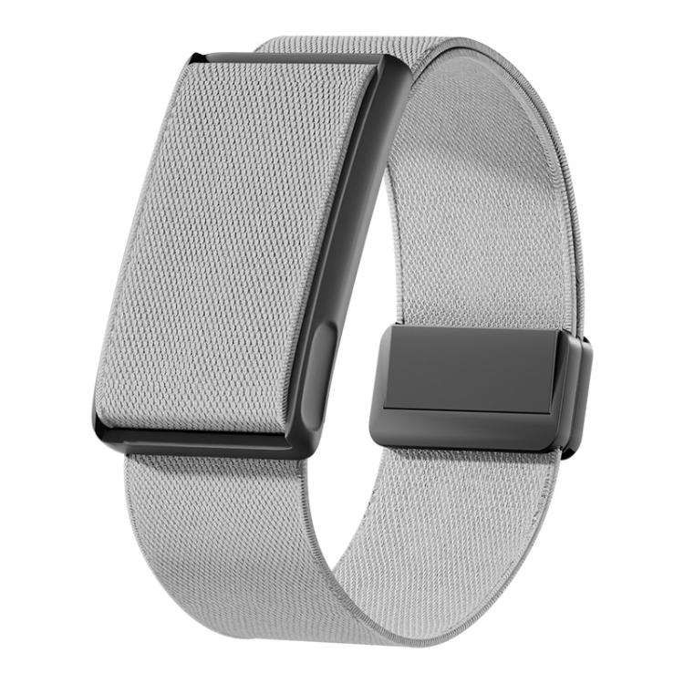 For Amazfit Helio Strap Magnetic Clasp Stretch Nylon Woven Watch Band with Metal Frame