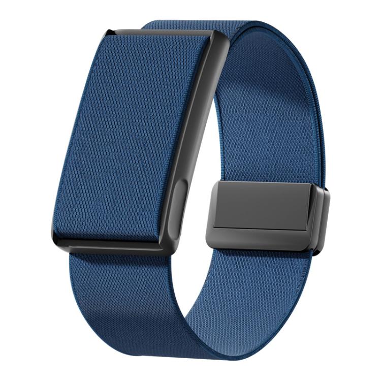 For Amazfit Helio Strap Magnetic Clasp Stretch Nylon Woven Watch Band with Metal Frame