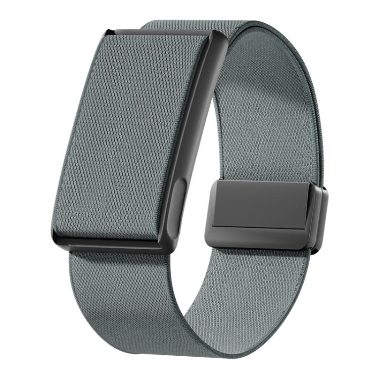 For Amazfit Helio Strap Magnetic Clasp Stretch Nylon Woven Watch Band with Metal Frame