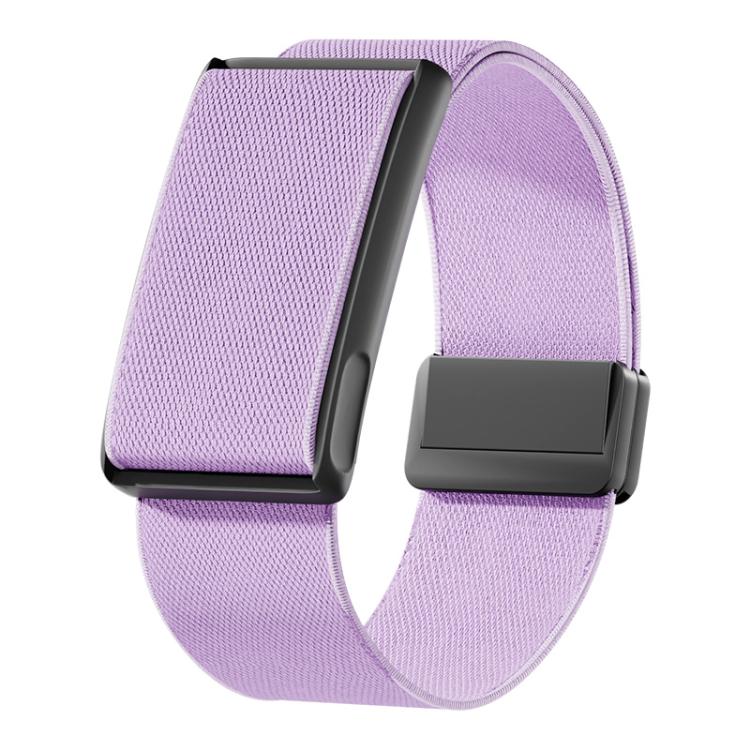 For Amazfit Helio Strap Magnetic Clasp Stretch Nylon Woven Watch Band with Metal Frame