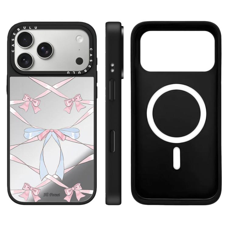 For iPhone 17 Pro Max Hi Forest Series Pattern Camera Control Button Mirror Magnetic Phone Case