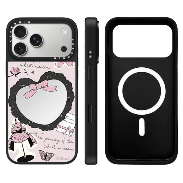 For iPhone 17 Pro Hi Forest Series Pattern Camera Control Button Mirror Magnetic Phone Case