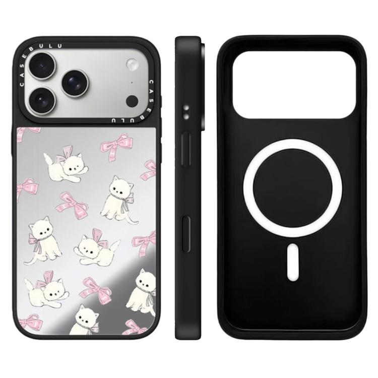 For iPhone 17 Pro Hi Forest Series Pattern Camera Control Button Mirror Magnetic Phone Case