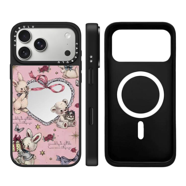 For iPhone 17 Pro Hi Forest Series Pattern Camera Control Button Mirror Magnetic Phone Case