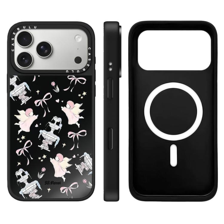 For iPhone 17 Pro Hi Forest Series Pattern Camera Control Button Mirror Magnetic Phone Case