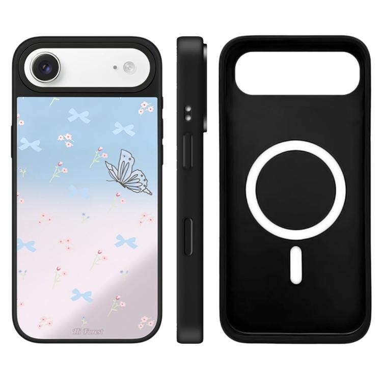 For iPhone Air Hi Forest Series Pattern Camera Control Button Mirror Magnetic Phone Case