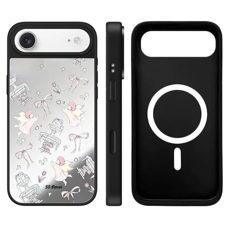 For iPhone Air Hi Forest Series Pattern Camera Control Button Mirror Magnetic Phone Case