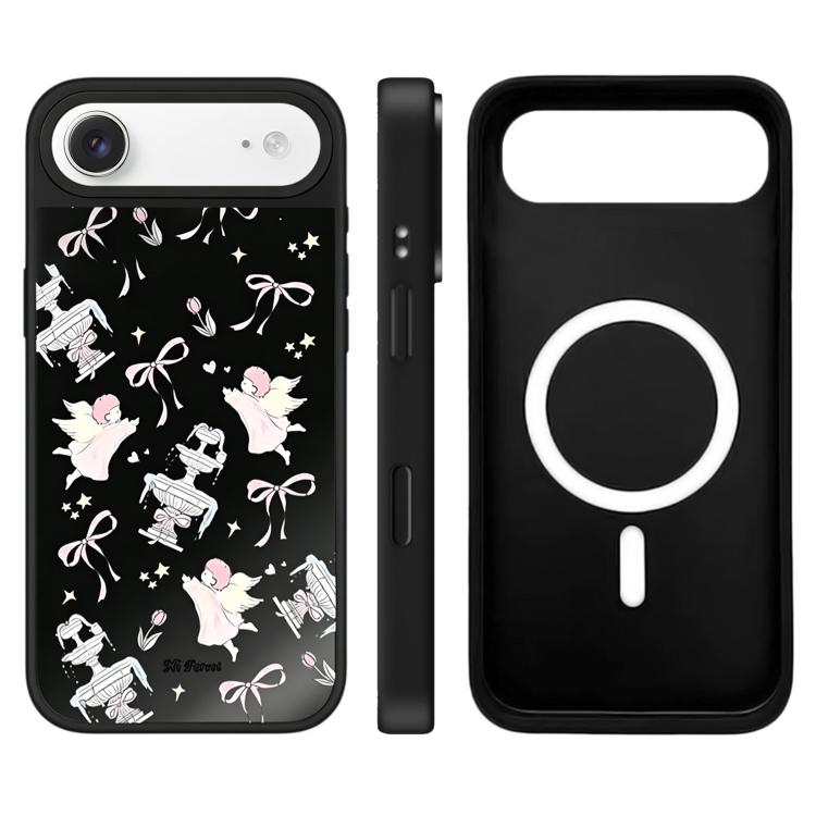 For iPhone Air Hi Forest Series Pattern Camera Control Button Mirror Magnetic Phone Case